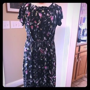 Soft Pullover Hi Lo Short Sleeved Dress